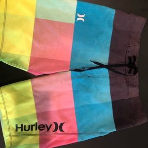 Boys Hurley multicolored board shorts